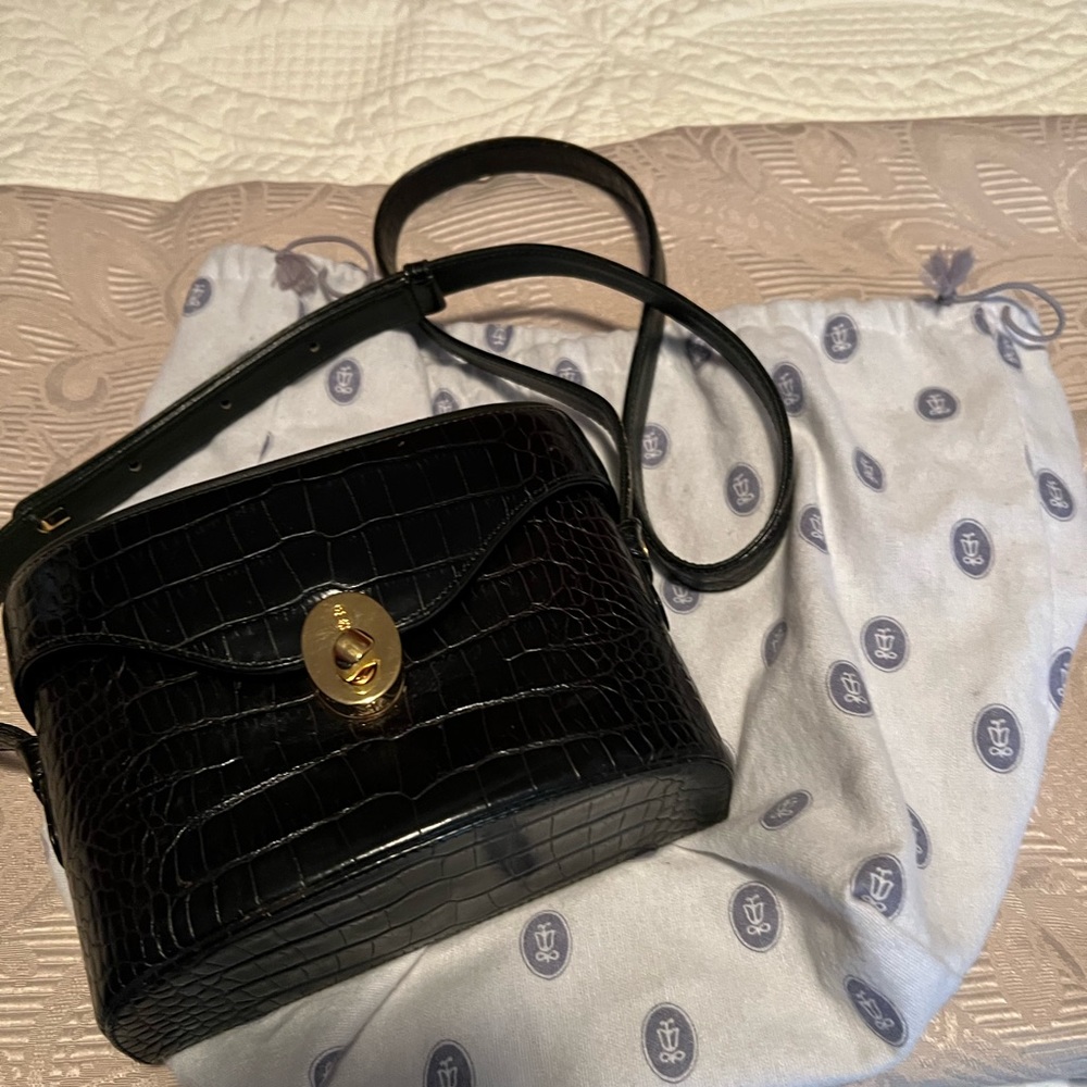 Lladro Vintage embossed leather purse.  Never used.